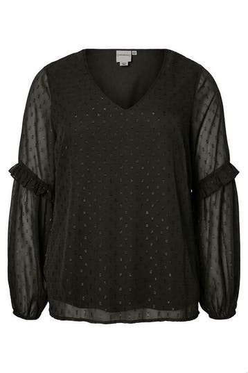 Shirt Junarose LIDIA voile mouw maat 50, Verzenden, Nieuw