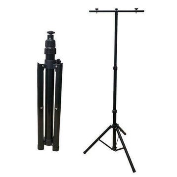 Statief Tripod Dubbel Zwart voor bouwlamp schijnwerper, Verzenden, Nieuw, Met statief