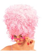 Roze suikerspin pruik, Ophalen of Verzenden, Nieuw