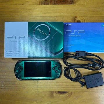 Sony - Sony PSP 3000 Carnival Colors Spirited Green Console, Games en Spelcomputers, Nieuw