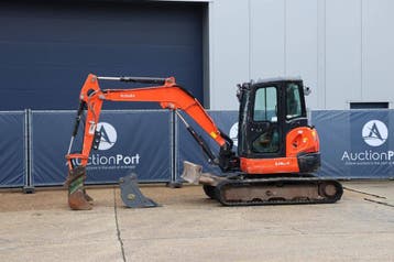 Veiling: Rupsgraafmachine Kubota U48-4 Diesel 30kW 2018, Ophalen