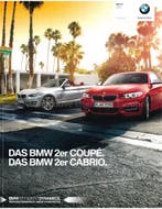 2014 BMW 2 SERIE BROCHURE DUITS, Nieuw