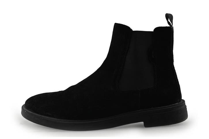 Boss Enkellaarzen in maat 46 Zwart, Kleding | Heren, Schoenen, Zwart, Zo goed als nieuw, Overige typen, Verzenden