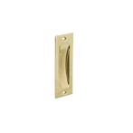 Schuifdeurkom 120x40mm messing gelakt - incl. rail en bes..., Ophalen of Verzenden, Nieuw, Koper of Messing, Schuif of Grendel