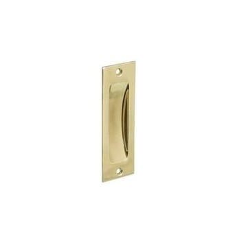 Schuifdeurkom 120x40mm messing gelakt - incl. rail en bes..., Ophalen of Verzenden, Schuif of Grendel