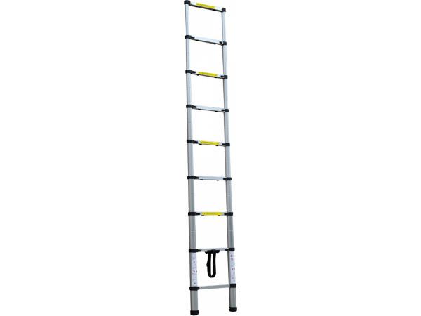 Veiling - Herzberg HG-5380 Telescoopladder Aluminium 3,8 met, Doe-het-zelf en Bouw, Ladders en Trappen