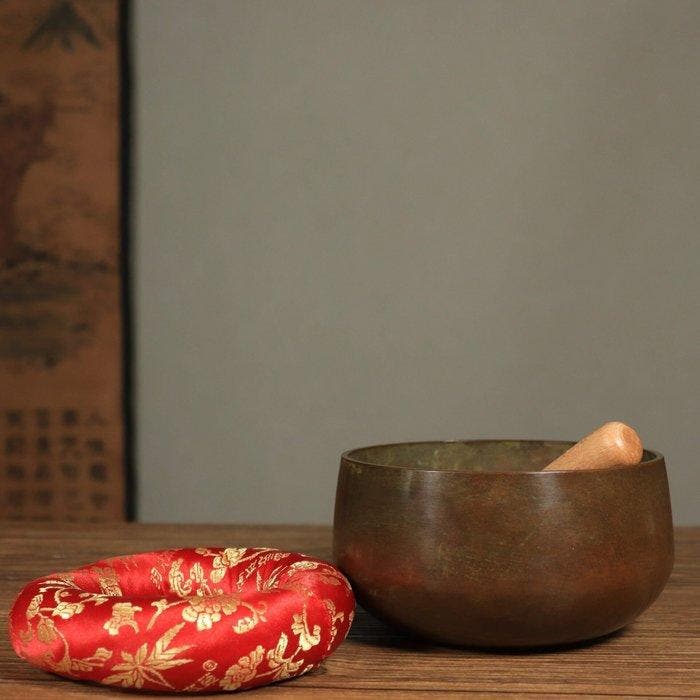 Klankschaal - Koper - 1960-1970 - Tadopati Singing Bowl, Muziek en Instrumenten, Blaasinstrumenten | Blokfluiten