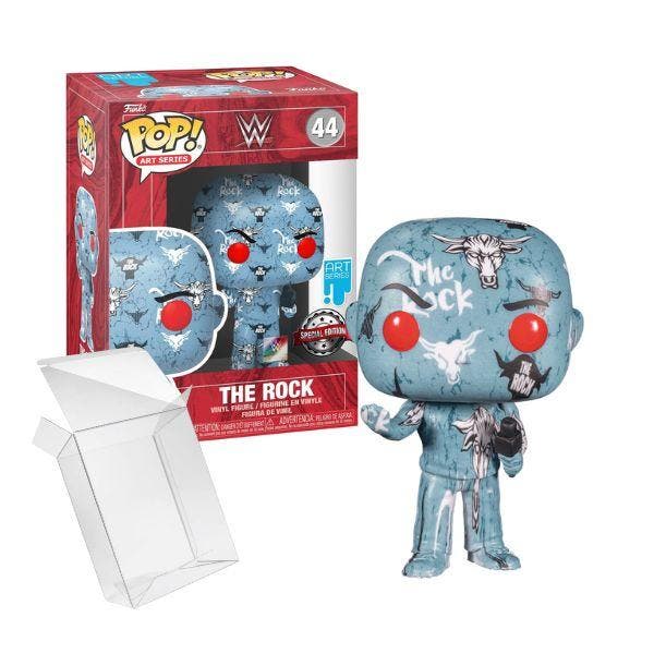 Funko Pop! Art Series: WWE - The Rock #44 Special Edition, Collections, Jouets miniatures, Envoi