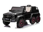 Mercedes-Benz G63 6x6, 12v met rubberen banden en meer!, Kinderen en Baby's, Ophalen of Verzenden, Nieuw