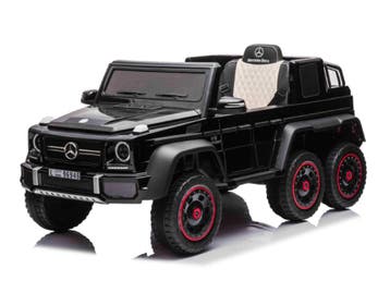 Mercedes-Benz G63 6x6, 12v met rubberen banden en meer!, Ophalen of Verzenden
