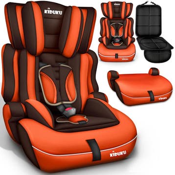 Autostoel - Autostoeltje - 9-36 kg - 1-12 jaar - Oranje - KI, Verzenden, Nieuw