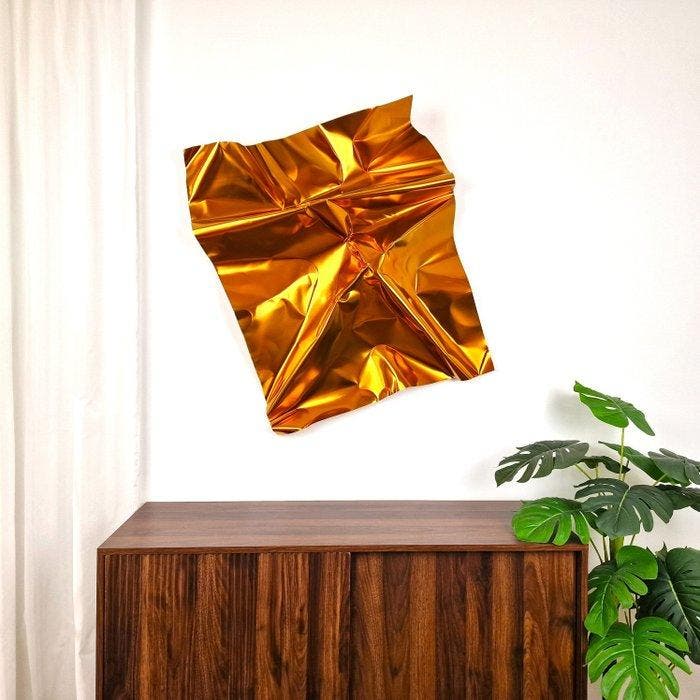 José Soler Art - Steel Silk. Orange- XL, Antiquités & Art, Art | Peinture | Moderne