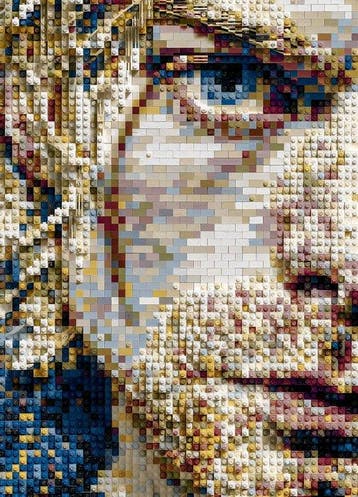 David Law - Brick Icons - Kurt Cobain