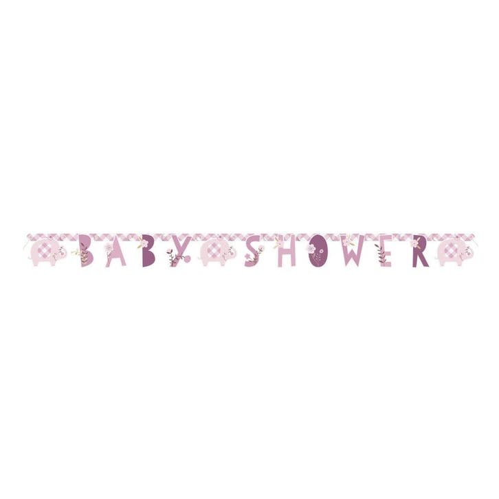 Geboorte Letterslinger Baby Shower Roze 1,65m, Hobby & Loisirs créatifs, Articles de fête, Envoi