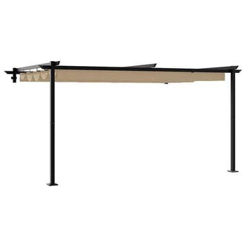 Gazebo mural 400x300cm Taupe : Seconde chance a -47%, Tuin en Terras, Verzenden, Nieuw