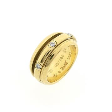 Piaget Possession Bangle damesring met diamanten; 0,21 ct., Handtassen en Accessoires, Ringen, Gebruikt, Ophalen of Verzenden