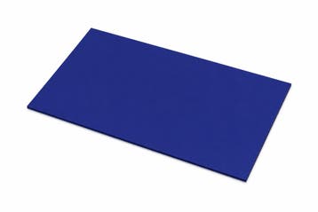 Acrylaat (PMMA) basisplaat (donkerblauw, 50x30 cm, 3 mm dik, Verzenden, Nieuw