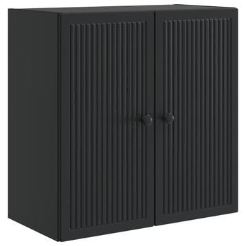 vidaXL Wandkast Zwart 59 x 31 x 60 cm Bewerkt hout, Verzenden, Nieuw