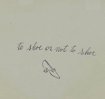 Andy Warhol (1928-1987) - To shoe or not to shoe (À la, Antiek en Kunst