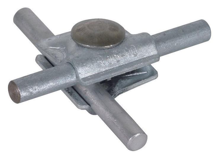 Dehn MV Klem ST TZN Voor RD 8-10MM Met spantkopschroef, Bricolage & Construction, Électricité & Câbles, Envoi