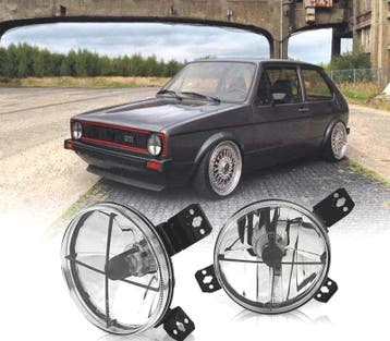 PHARES POUR VOLKSWAGEN VW GOLF MK1 74-83 CHROMÉ INTERNE, Verzenden