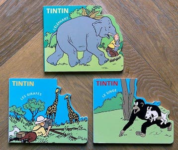 Tintin - 3x C + Pop-Up - 4 Albums - Eerste druk - 2005/2010, Nieuw