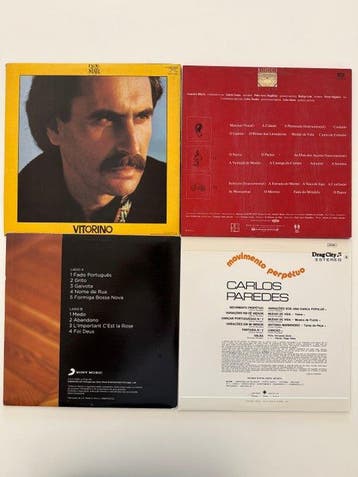 Vitorino, Madredeus, Carlos Paredes - 4 x albums (inc. 1, Nieuw in verpakking