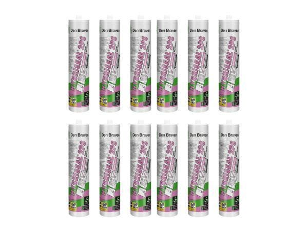 Veiling - 12x Den Braven Hybriseal 2PS Afdichtingskit Wit (2, Bricolage & Construction, Bricolage & Rénovation Autre