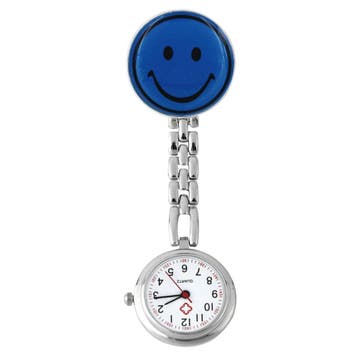 Fako - Verpleegstershorloge - Smiley - Donkerblauw, Verzenden