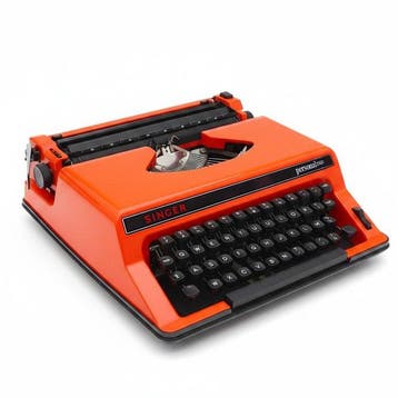 Singer Personal 5500 - Coloration orange, avec étui
