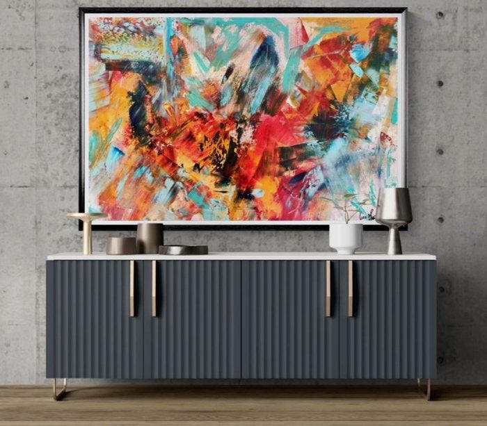 Luc Mora - Shifting reflections - XXL, Antiek en Kunst, Kunst | Designobjecten