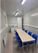 Werfcontainer (Ook bureel-, sanitair- of opslag Containers)