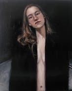 Despoina Kantere - Mystery 01, oil on panel, 61x50 cm