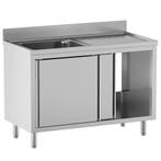 Spoeltafel | STANDARD LINE EVO | RVS | 1 Spoelbak (Links) +, Verzenden, Nieuw in verpakking