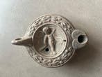 Reproduction Terre cuite Lampe à huile (Sans prix de