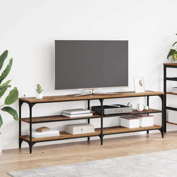 vidaXL TV Kast Oud Hout 160 x 30 x 50 cm Geengineerd Hout en, Verzenden, Nieuw