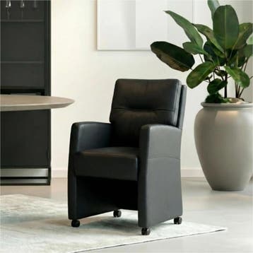 Set van 8 Leren eetkamerstoelen Sharp - Toledo Marine, Ophalen of Verzenden, Nieuw, Leer