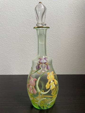 Legras & Cie. - François-Théodore Legras - Karaf (2) - Glas,, Antiek en Kunst