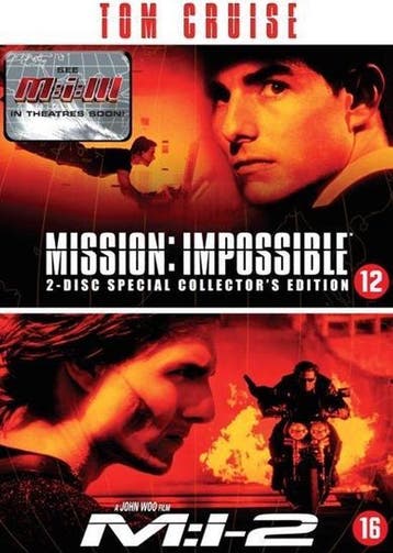 Mission: Impossible 1 & 2, Cd's en Dvd's, Verzenden, Nieuw in verpakking, Actie