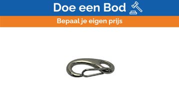 Bieden: Motomarine Stainless Steel Carabiner, Watersport en Boten, Ophalen of Verzenden, Nieuw