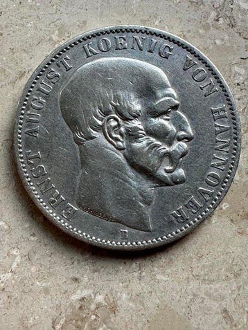 Germany, Hannover Ernst August I. Ausbeutetaler 1851 B