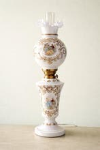 Tafellamp - Glas, Messing