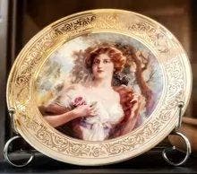 Bord - Keramiek - Royal Worcester porselein, Antiek en Kunst