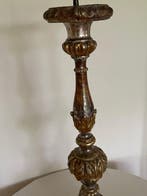 Kandelaar (2) - Hout - Altaarkandelaar