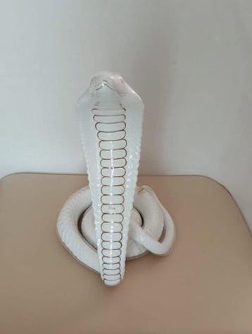 Ahura - Tommaso Barbi - Statue, Cobra - 47 cm - Porcelaine, Antiquités & Art