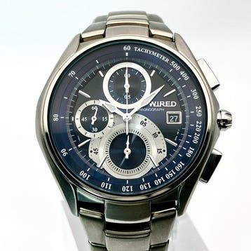 Seiko - WIRED Chronograph - Sans prix de réserve - 7T92-0ER0, Handtassen en Accessoires, Horloges | Antiek