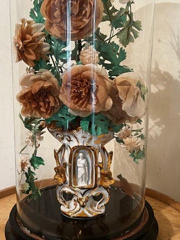 Stolp (2) - Glas - 1900-1910 - 50 cm, Antiek en Kunst