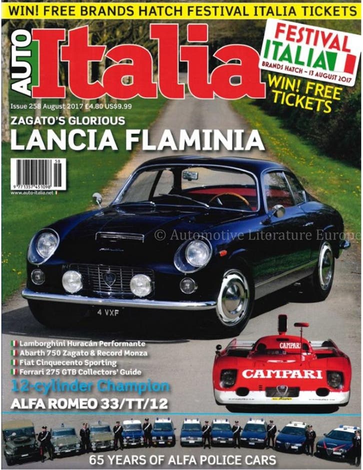 2017 AUTO ITALIA MAGAZINE 258 ENGELS, Livres, Autos | Brochures & Magazines