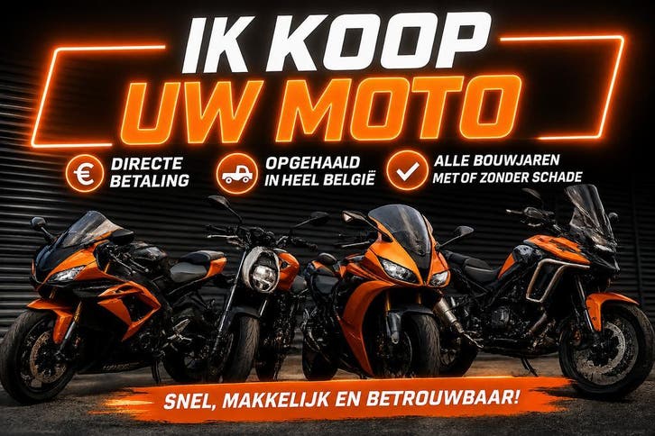 aankoop moto van top tot schrot ook opmaak en alle bouwjaren, Motos, Motos Achat