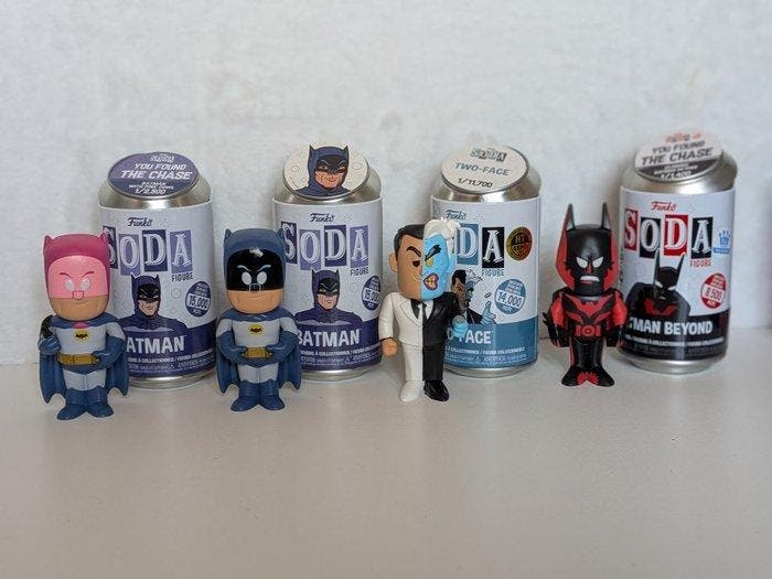 Funko - Funko Pop Funko Soda Figure - Batman DC Bulk 4, Antiek en Kunst, Antiek | Speelgoed